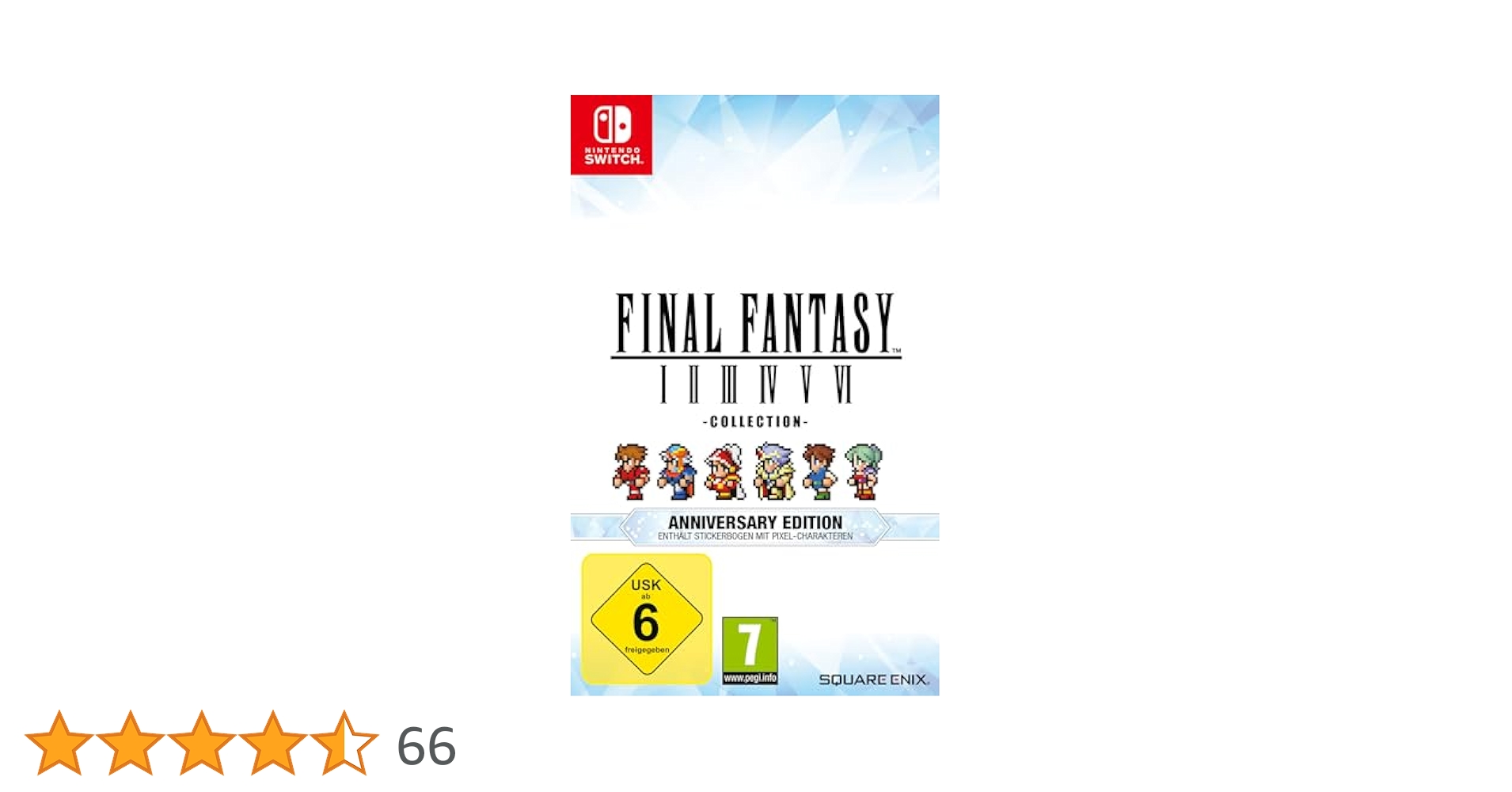 Nintendo Switch NS Final Fantasy I-VI Collection Final Fantasy I-VI Collection Anniversary Edition (Nintendo