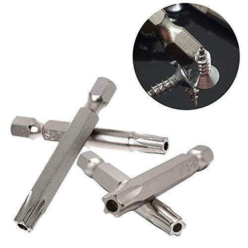 Bestgle 14Pcs 1/4 Inch Hex Shank Torx Star 5 Point Screwdriver Bits T10-T40 Magnetic Security Tamper Proof Torx Head Screw Driver Bit Set, 50Mm Length(Set Of 2) #TOP5