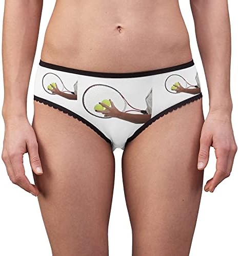 Tennis Racquet Panties, Tennis Racquet Underwear, Briefs, Cotton Briefs, Funny Underwear, Panties For Women