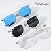 Smart Glasses - Bluetooth Glasses for Men & Women, Touch Control, Outdoor UV Protection and Voice Control, Hands-Free Calls (Clear Lens)