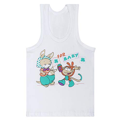 Image of superminis Cotton Vests /Baniyan /Inner Wear - Regular Fit, Sleeveless, Printed Sandos for Girls, Boys and Kids