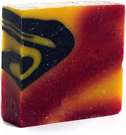 360Feel Gobi Gold Soap -5oz Castile Handmade Soap bar - Sweet earthy fragrance with activated charcoal - Essential Oil Natural Soaps- Great as Anniversary Wedding Gifts Christmas stocking stuffer
