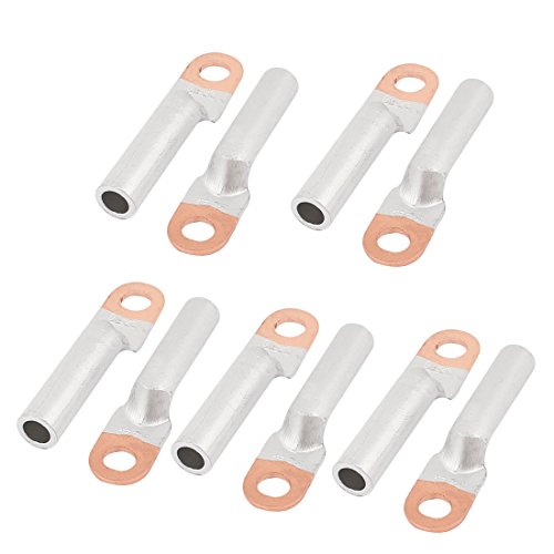 Aexit 10Pcs Accesorios Audio y Video Terminal Bimetal miniatura 1