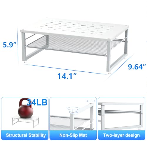 Image of gianotter 2-Tier Metal Monitor Stand Riser