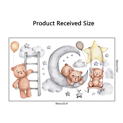 Vinilo Decorativo Infantil con Oso de Dibujos Animados miniatura 7