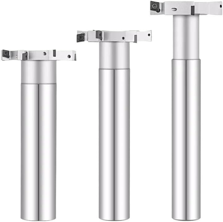 Milling machines, T-Slot Milling Cutters Three Edge Milling Cutter Holder CNC Milling Machine(65-H10-C25T6-150)