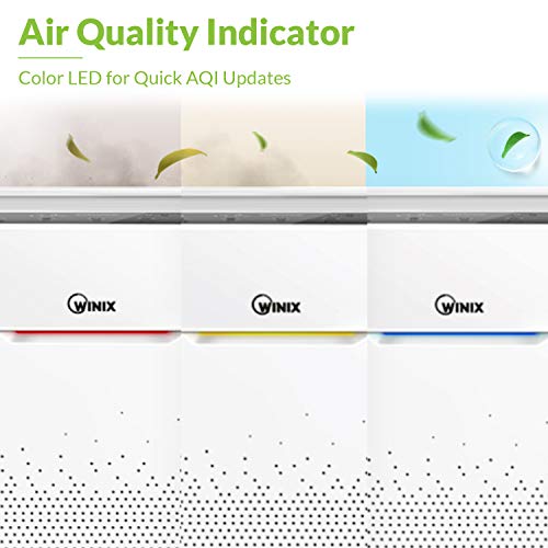Winix HR900, Ultimate Pet 5 Stage True HEPA Filtration Air Purifier, 300 Sq. Ft, White
