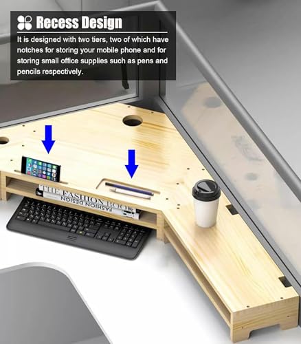 Support d'angle pour écran extra large robuste avec support tablette - 7