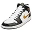 Black/White/Metallic Gold