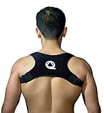Qualid Posture Corrector- Invisible Under Clothes, FDA Approved, Men and Women, Body Fitting, Adjustable Straps, Thin and Comfortable