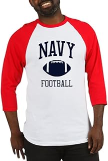 CafePress U.S. Navy Football Baseball Tee Baseball Shirt