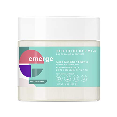 Emerge Treatment Hair Mask Deep Hair Conditioner For Frizzy Curls Almond Milk Sulfate Free And Paraben Free 15 Oz #TOP1