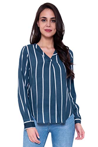 Image of rytras Women's Regular Fit Rayon Printed Top
