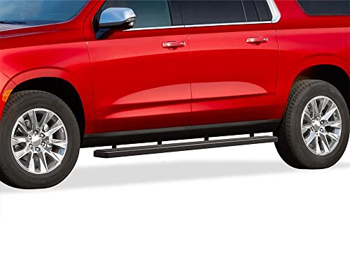 Estribos Tuxtreme 6 pulg Negro Mate para Chevy Suburban