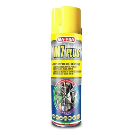 Mafra, M7 Plus Spray, Lubrifica, Sblocca, Riattiva e Protegge Le Parti del Motore, 200ml