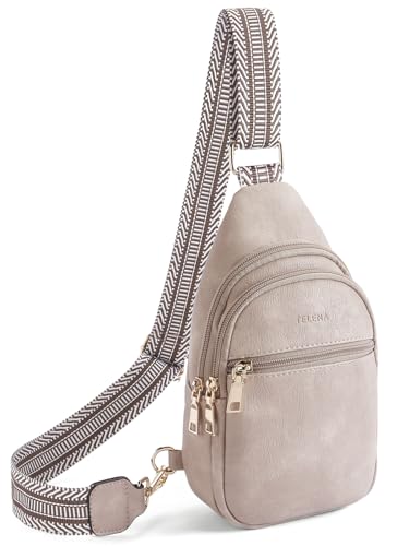 Image of Telena Sling Bag for Women Crossbody Fanny Packs for Women Leather Sling Chest Bag