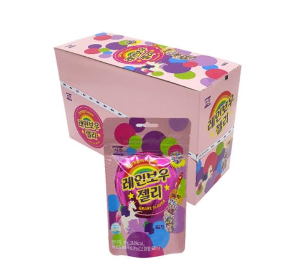 Amazon | レインボーグミ 46g 8袋 韓国 モッパン ASMR YouTube tiktok