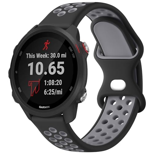 Meliya Bands Compatible with Garmin Forerunner 245/645 Band, Forerunner 55/158 Band, 20mm...