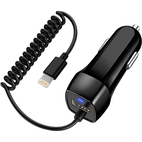 IPhone Car charger- Unbreakable Car Charger for IPhone - Car USB Charger 2 Port fast Charge - Car Charger Compatible With IPhone 14, 13, 12, 11 Pro, Pro Max, and IPhone 5, 6S, 7, 7+, 8, 8+, X, XS, XR IPhone Car charger- Unbreakable Car Charger for IPhone - Car USB Charger 2 Port fast Charge - Car Charger Compatible With IPhone 14, 13, 12, 11 Pro, Pro Max, and IPhone 5, 6S, 7, 7+, 8, 8+, X, XS, XR