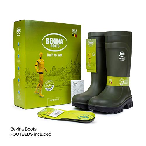 Bekina Thermolite IceShield S5 Insulated Wellington Boots for Men and Women - Lightweight Waterproof Non Slip Composite Toe Work Boots for Men and Women4