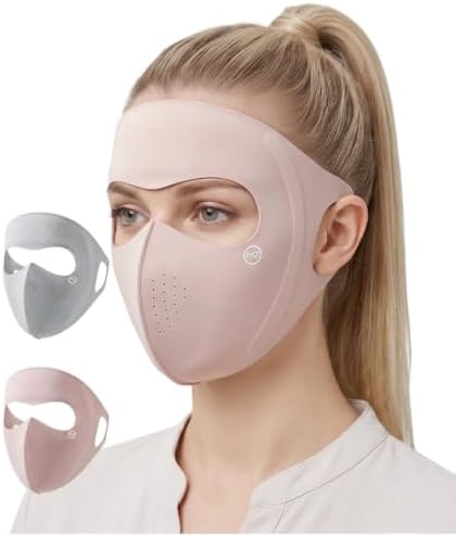 PD UPF 50+ Sun Protection Face Mask for Women, Breathable UV Cool...