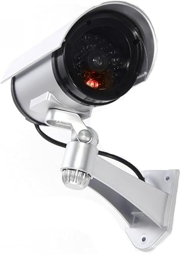 Squado Telecamera Da Esterno Finta Dummy Cam 30 Finti Led Con Lampeggiante Ir Infrarossi Design Professionale Cctv Mws (2) - 2