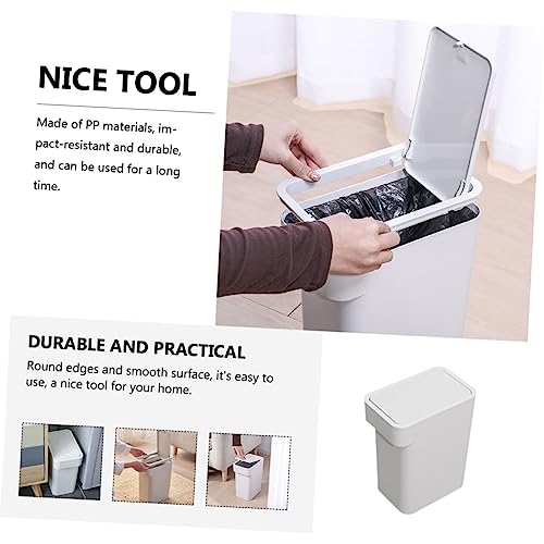 Alipis caneca de basura rectangular tipo push miniatura 5