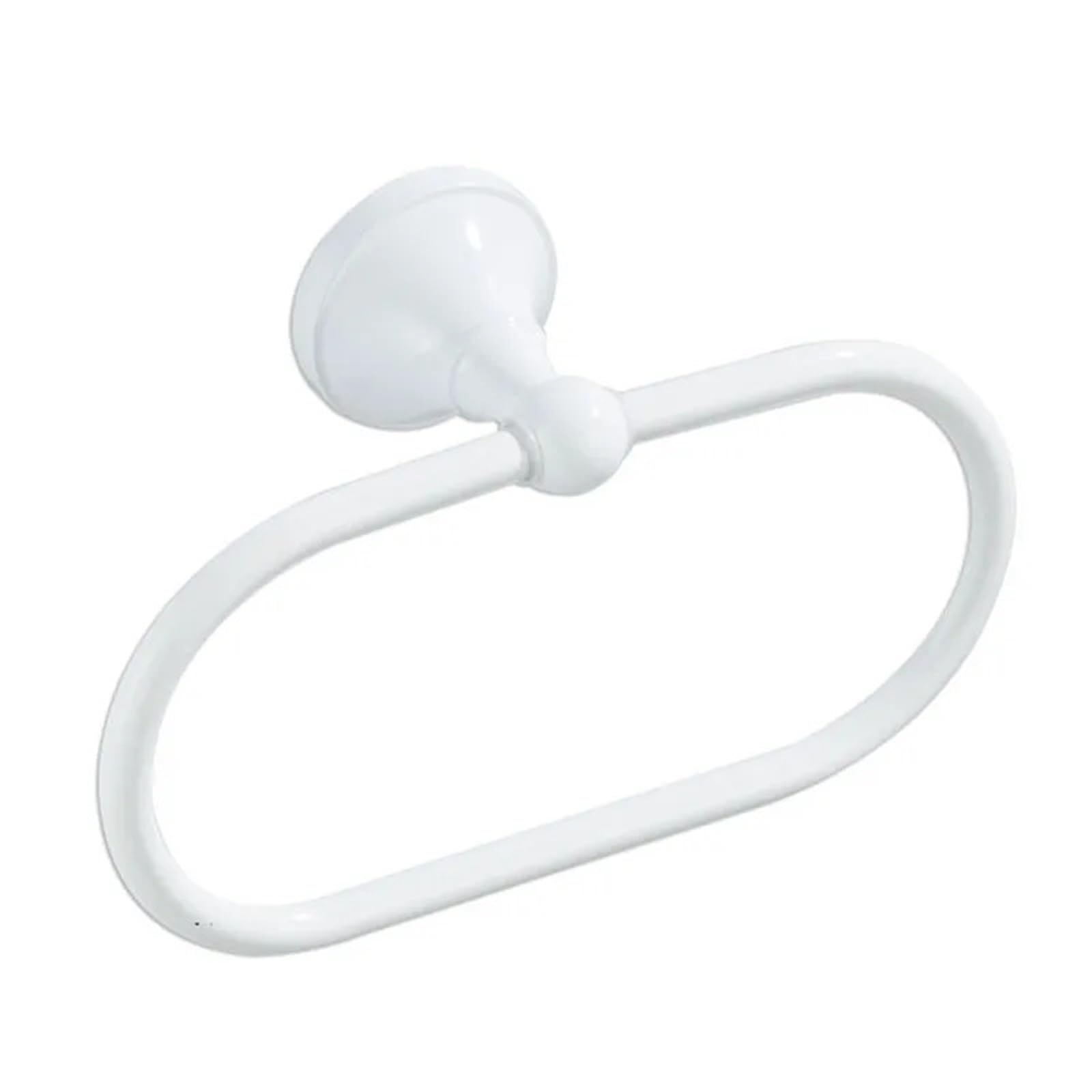 Towel Holder Bathroom accessories towel rack copper Hardware pendant holder hanger White ring(1)
