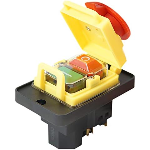 Switch KEDU KJD18 400V 3-Phase 7-Pin Start/Stop common to many Woodwork and Metalwork Machines Cover