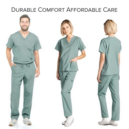 Image of Dagacci Scrubs Medical Uniform Women and Men Scrubs Shirts and Tops