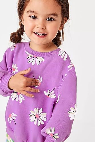 Little Hand Toddler Girls Sweatshirts Crewneck Hoodies Long Sleeve Collage T Shirts Kids Pullover Tops2