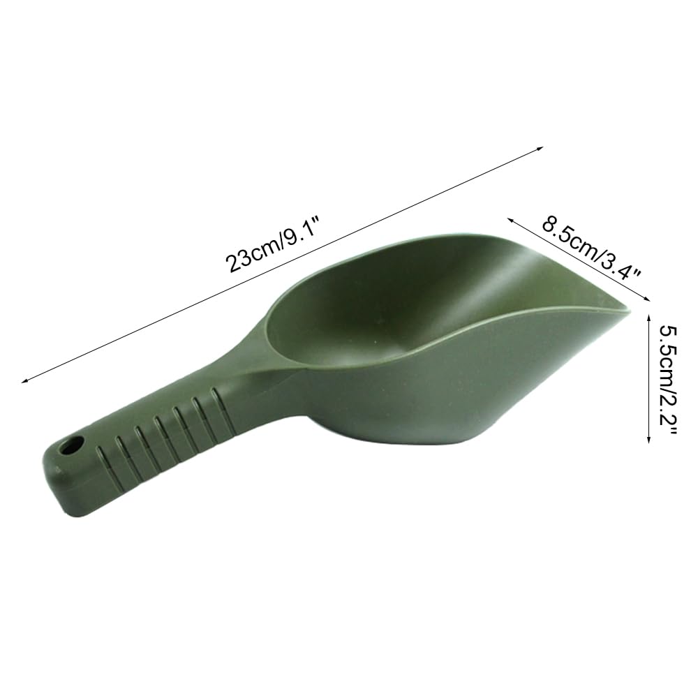 Pelle à Appâts pour Carpes en PP, Cuillère à Lancer pour Distribution Aliments Leurres, Outil de Pêche Polyvalent pour Lac