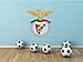 Produktbild lunaprint Benfica FC Portugal Soccer Football Sport Home Decor Art Wall Vinyl Sticker 58 x 55 cm