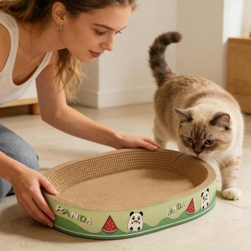 Sofá y salón de gatos con tablero resistente a la masticación 3