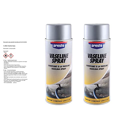 Presto 2 x 400 ml vaselina de spray