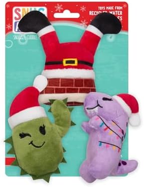 Snugarooz Baby T-Rex, Santa & Cactus Set with Repair Patch – Soft...