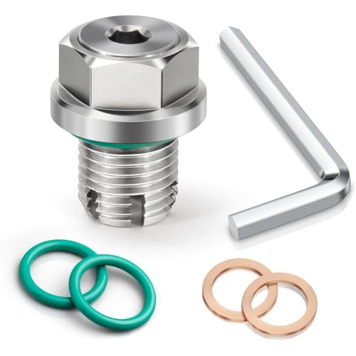 Hlennotor Edelstahl Huckepack-Ölablassstopfen Reparatur-Kit
