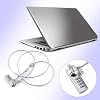 Laptop Security Lock, Computer Lock Cable Chain, Theft Deterrent, 4 Digit Password for Smartphone Laptop Tablets PC