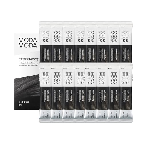 MODAMODA Tinte en Polvo Negro Paquete x20