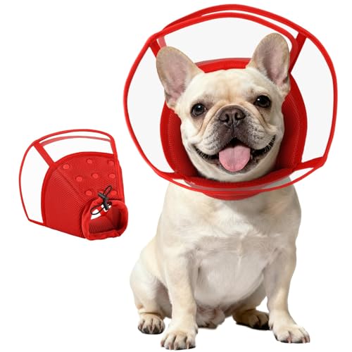 Image of Kuoser Dog Cone Collar After Surgery, Soft Cone for Dogs to Stop Licking, M