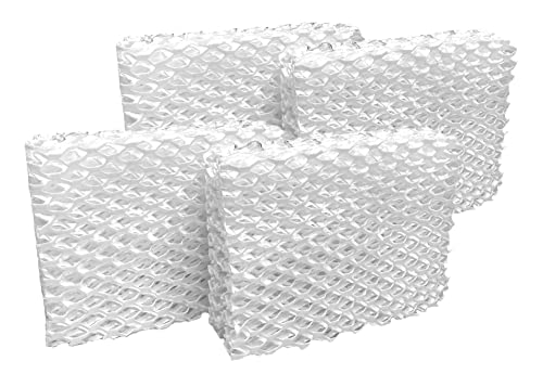 4-Pack Air Filter Factory Replacement For ReliOn RCM-832 Humidifier Wick Filters
