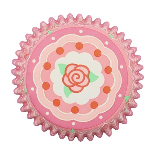 PME Cápsulas para Cupcakes Vintage forradas de Aluminio - Rosas Vintage (Set de 30)