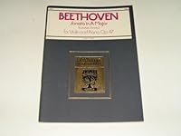 Beethoven Sonata in a Major for Violin and Piano Op. 47 B0020MSFJY Book Cover