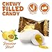 Gold Foils Chewy Taffy Candy, 1-Pound Bag of Gold Color Themed Kosher Candies Individually Wrapped Peach Fruit-Flavored Taffies (NET WT 454g, About 112 Pieces)