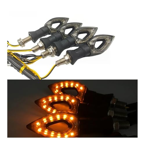Clignotants pour moto universels 12V pour remplacer des feux cassés - 5