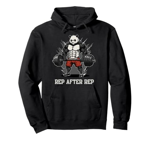 Anime Panda Pump Covers Gym Men Women Workout Pullover Hoodie