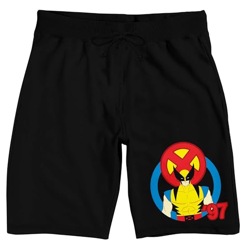X-Men ‘97 Wolverine Men's Black Sleep Pajama Shorts