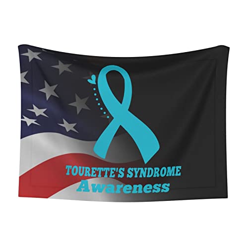 Tourettes Syndrome Awareness Soft and Cozy Pet Blanket for Dogs and Cats - Versatile and Comfortable Medium