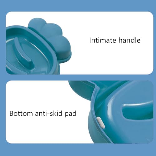 Image of Durable Slow Feeder Bowl for Dogs| Anti-Choke Non-Slip Pet Feeding Base and Easy to Clean| Dish Promotes Healthy Eating| Reduces Bloating and Digestive Issues| Interactive Maze Design (Blue)