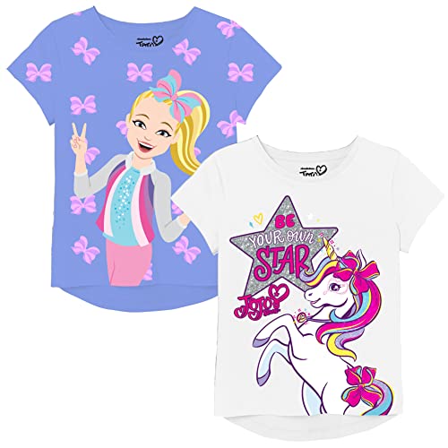 JoJo Siwa Girls 2-Pack T-Shirt Bundle Set